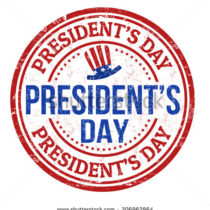 President’s Day Schedule